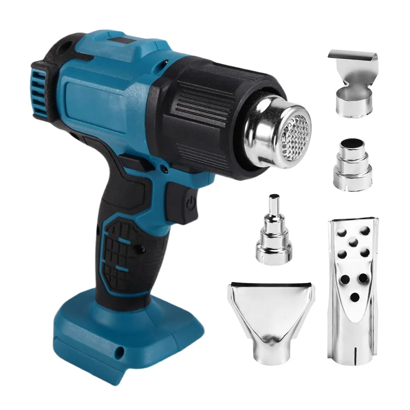 Cordless Heat Gun 540℃ Temperature Adjustment LED Display 4 Gear Wind Speed Electric Hot Air Gun For 18V Battery
Cordless Heat Gun 540℃ Temperature Adjustment LED Display 4 Gear Wind Speed Electric Hot Air Gun For 18V Battery