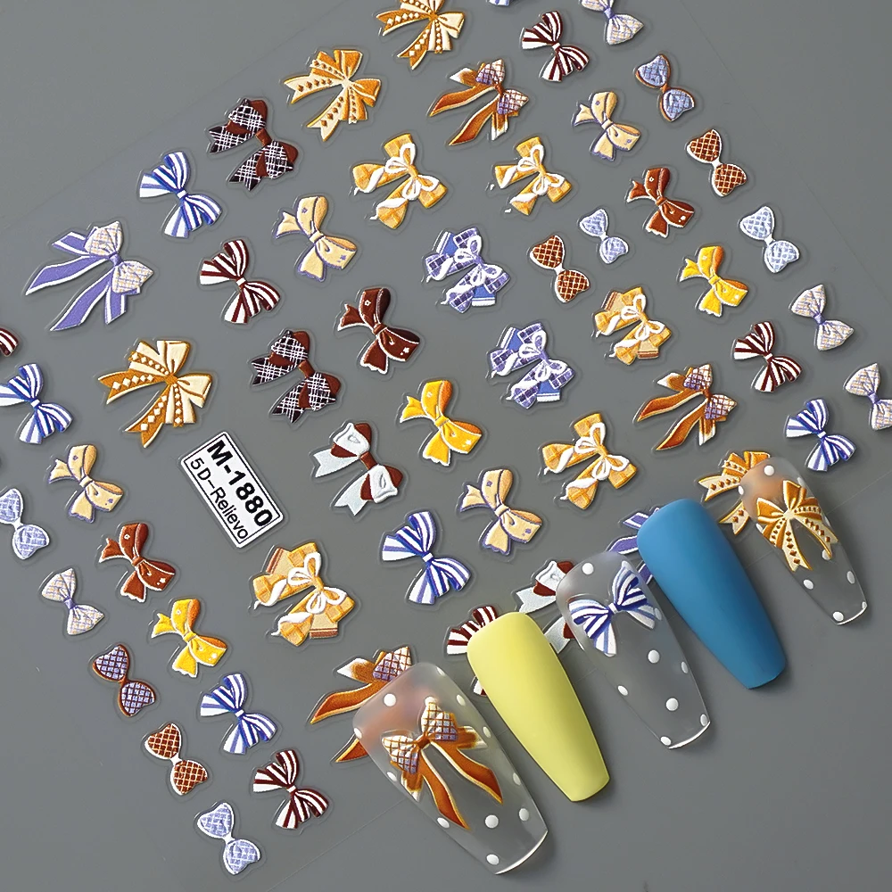 Summer Vibrant Dopamine Colourful Bow Nail Art Stickers DIY Gel Look Decals for Press on Nail
Summer Vibrant Dopamine Colourful Bow Nail Art Stickers DIY Gel Look Decals for Press on Nail