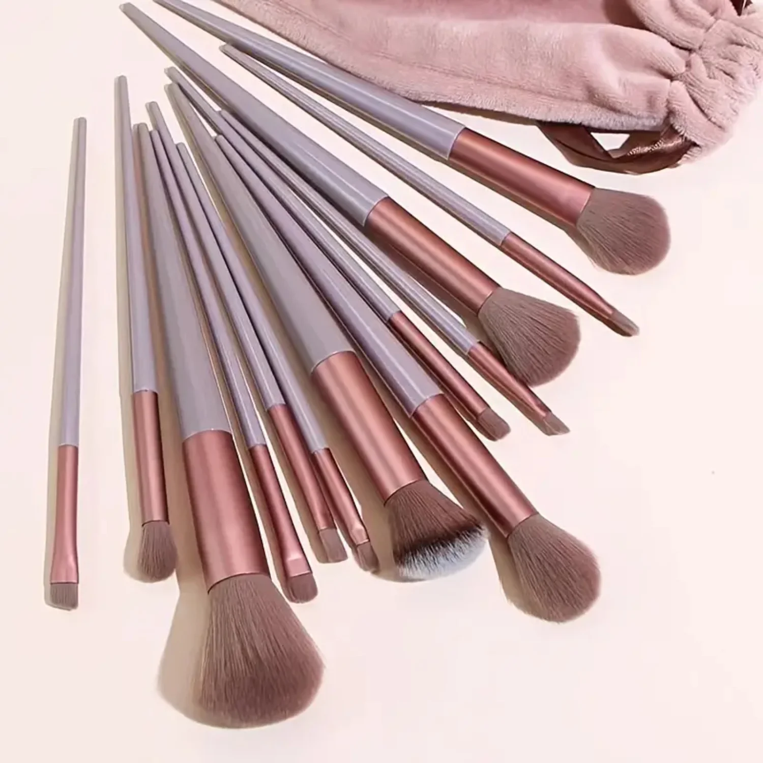 13 Pieces Makeup Brush Set & 1 Storage Bag | Premium Quality, Strong Powder Grab | Complete Beauty Tools Set with Bag for Travel
13 Pieces Makeup Brush Set & 1 Storage Bag | Premium Quality, Strong Powder Grab | Complete Beauty Tools Set with Bag for Travel