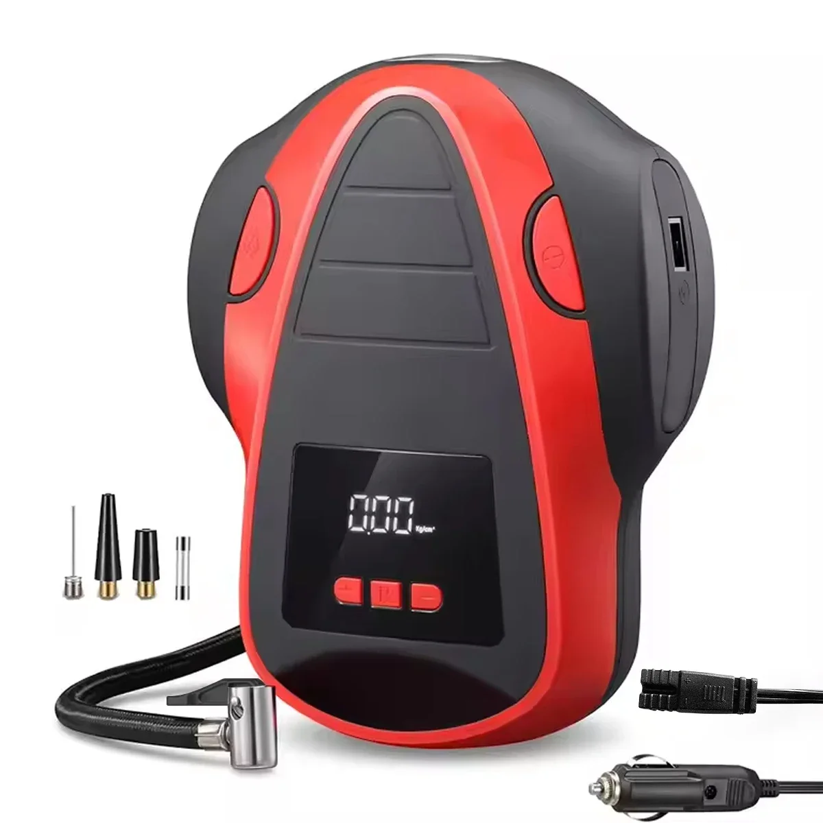12V/110V Portable Car Tire Inflator Air Compressor Pump, Wired Electric Auto Air Pump with Digital Pressure Gauge for Bike Infl
12V/110V Portable Car Tire Inflator Air Compressor Pump, Wired Electric Auto Air Pump with Digital Pressure Gauge for Bike Infl
