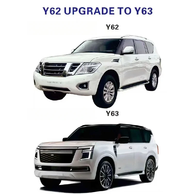 Upgrade Body Kit for PATROL Y62 2010- Exterior Y62 2010 to Y63 2025
Upgrade Body Kit for PATROL Y62 2010- Exterior Y62 2010 to Y63 2025