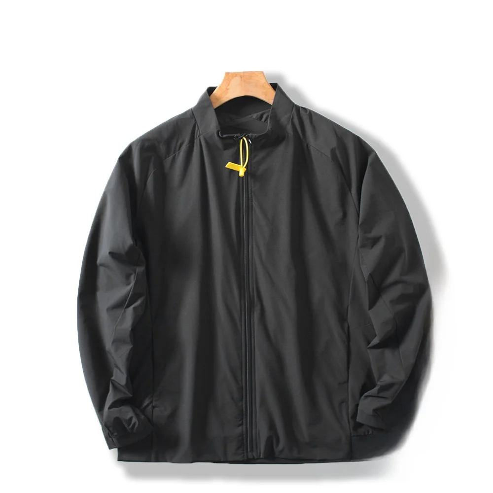 Высококачественная мужская уличная куртка: легкая, ветрозащитная, водонепроницаемая, однотонная, из нейлона и спандекса, повседневная, приталенного кроя
Высококачественная мужская уличная куртка: легкая, ветрозащитная, водонепроницаемая, однотонная, из нейлона и спандекса, повседневная, приталенного кроя