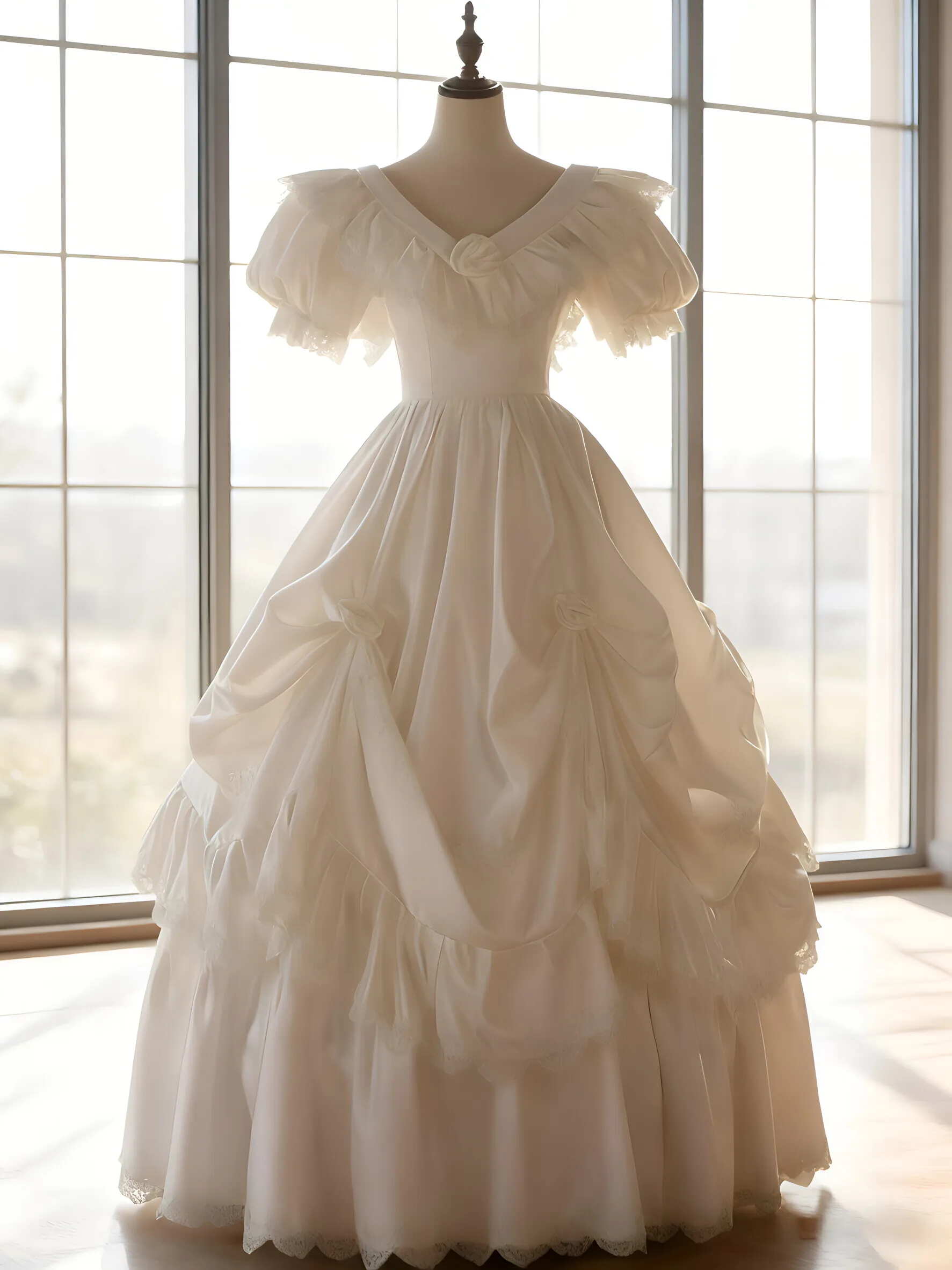 White Wedding Dr Vintage Satin Princ Sle Fing Princ Skirt Long Evening Gown for Bridal Photooots
White Wedding Dr Vintage Satin Princ Sle Fing Princ Skirt Long Evening Gown for Bridal Photooots