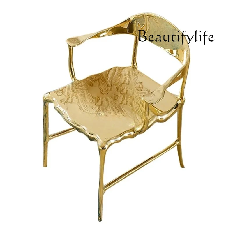 Italian light luxury pure copper creative backrest armchair living room reception chair hotel negotiation leisure chair
Italian light luxury pure copper creative backrest armchair living room reception chair hotel negotiation leisure chair