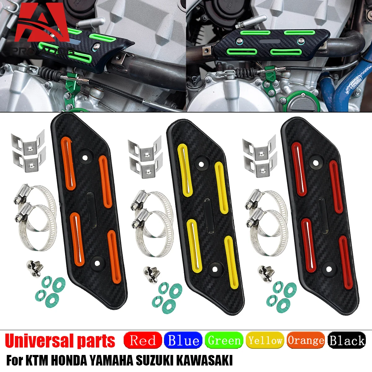 For Husqvarna FE FC 250 350 450 501 For Husaberg FE 250 350 450 501 Motorcycle Universal Exhaust Heat Shield Cover Protector
For Husqvarna FE FC 250 350 450 501 For Husaberg FE 250 350 450 501 Motorcycle Universal Exhaust Heat Shield Cover Protector