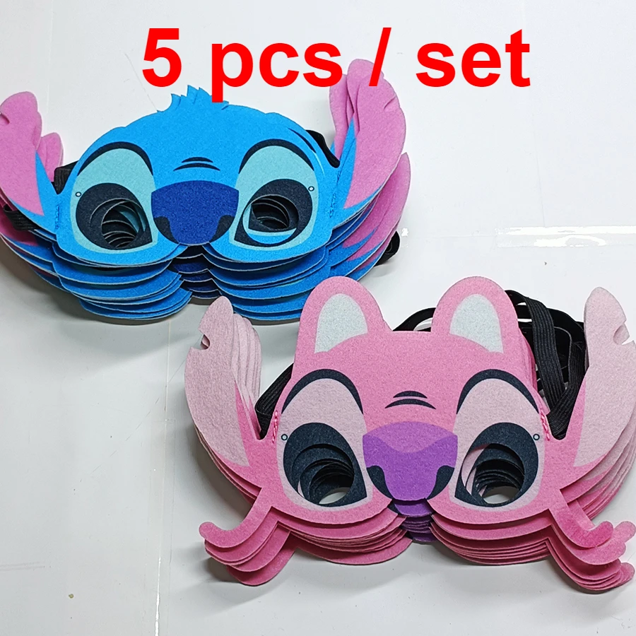 5 Pcs/Set Lilo Stitch Halloween Masks Cosplay Mask Gift Christmas Birthday Party Dress Up Costume Mask For Kids Children 
5 Pcs/Set Lilo Stitch Halloween Masks Cosplay Mask Gift Christmas Birthday Party Dress Up Costume Mask For Kids Children