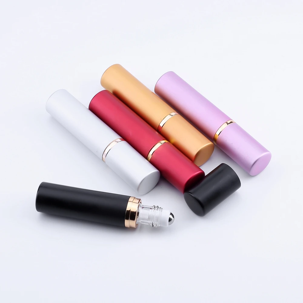 500pcs 5ml Aluminum Shell Glass Roll On Essential Oil Empty Perfume Roller Ball Bottle For Travel Etiquetas
500pcs 5ml Aluminum Shell Glass Roll On Essential Oil Empty Perfume Roller Ball Bottle For Travel Etiquetas