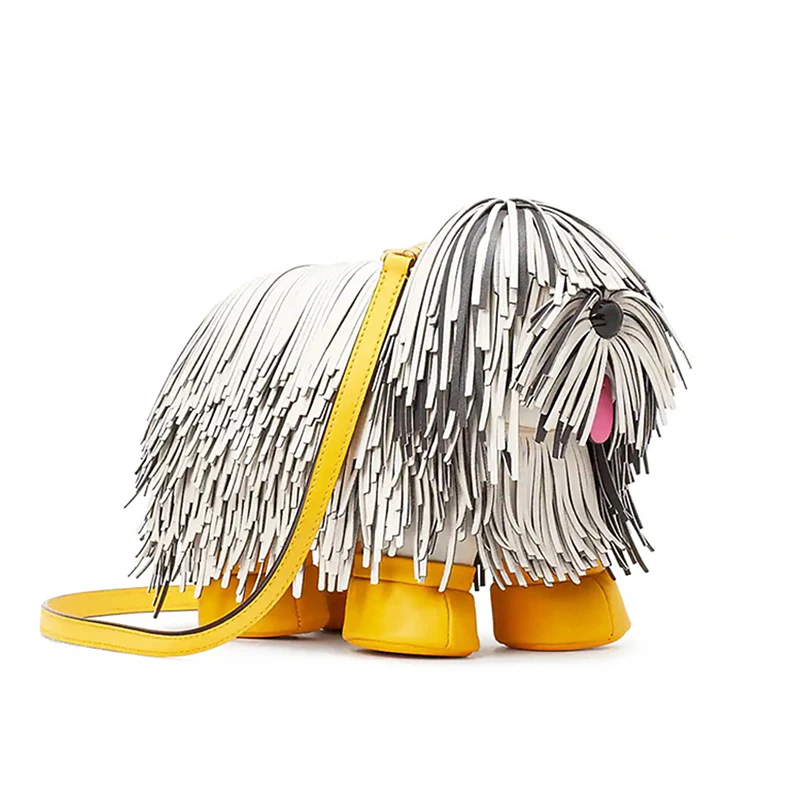Funny Shoulder Bag Cute Creative Animals Women's Bags Fashion Collie Tassel Fa Dou Doll Bag Personalized Design Daily Leisure
Funny Shoulder Bag Cute Creative Animals Women's Bags Fashion Collie Tassel Fa Dou Doll Bag Personalized Design Daily Leisure