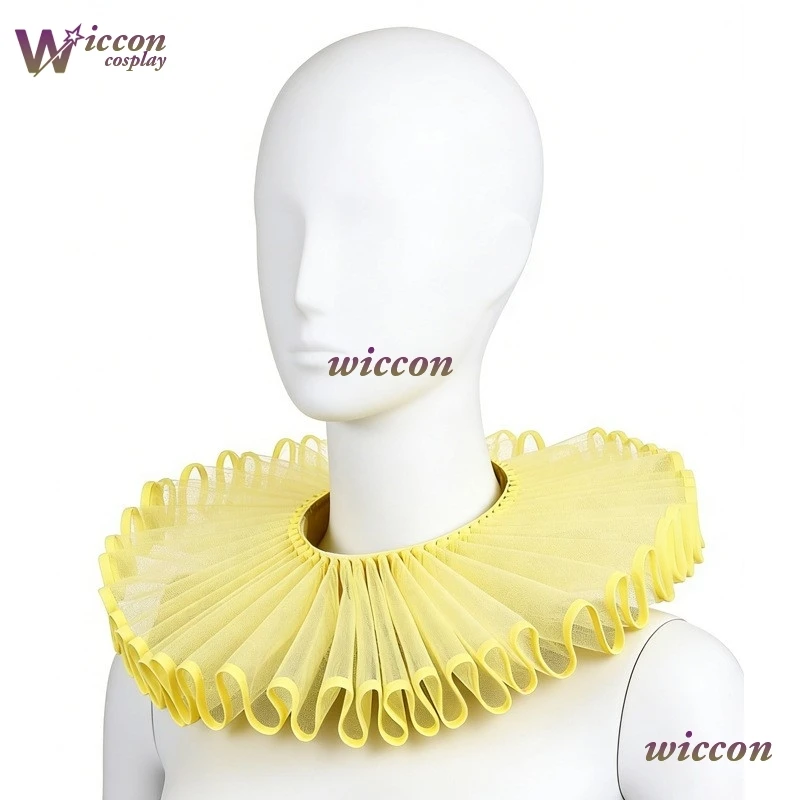 Kosplay Detachable Shakespeare Neck Ruffled Collar Vintage Opera Renaissance False Collar Victorian Elegant Retro Ruff Collar
Kosplay Detachable Shakespeare Neck Ruffled Collar Vintage Opera Renaissance False Collar Victorian Elegant Retro Ruff Collar