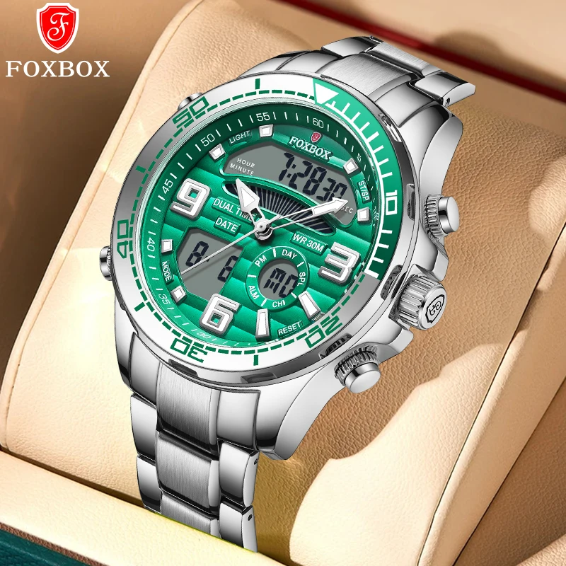 LIGE Fashion Luxury Electronic Watch Casual Digital Dual Display Waterproof Quart Watch for Men Luminous Wristwatches Male Clock
LIGE Fashion Luxury Electronic Watch Casual Digital Dual Display Waterproof Quart Watch for Men Luminous Wristwatches Male Clock