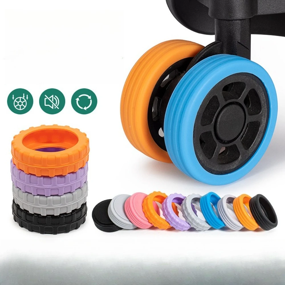 4pcs Luggage Wheel Noise-reducing Silicone Casters Wheels Furniture Casters Silent Swivel Wheel Protective Sleeve for Suitcase
4pcs Luggage Wheel Noise-reducing Silicone Casters Wheels Furniture Casters Silent Swivel Wheel Protective Sleeve for Suitcase