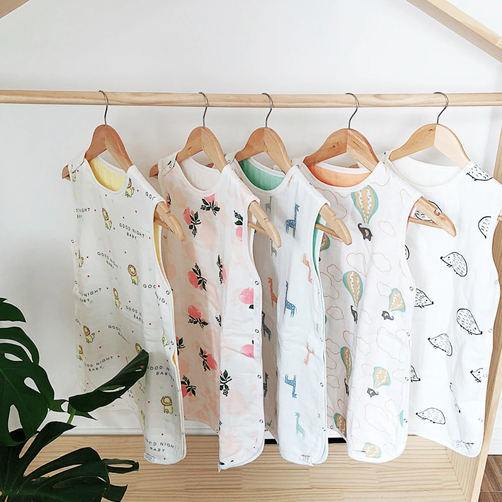 Eight-layer Muslin Baby Sleeping Bag Spring Autumn Cartoon Infant Sleepsacks Baby Kids Sleepwear Clothing For 0-6 Years
Eight-layer Muslin Baby Sleeping Bag Spring Autumn Cartoon Infant Sleepsacks Baby Kids Sleepwear Clothing For 0-6 Years
