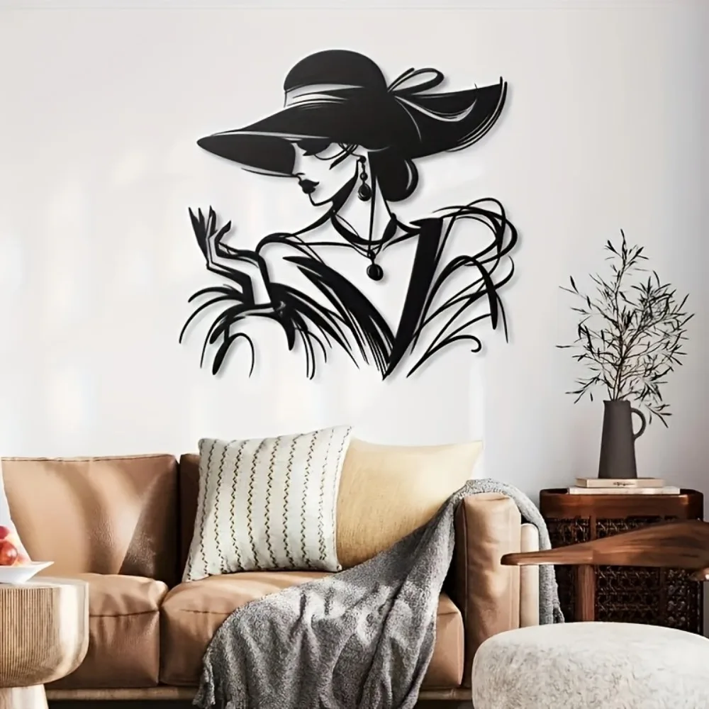 Wrought Iron Elegant Lady Wall Decor Vintage Female Silhouette Home Art Gift
Wrought Iron Elegant Lady Wall Decor Vintage Female Silhouette Home Art Gift