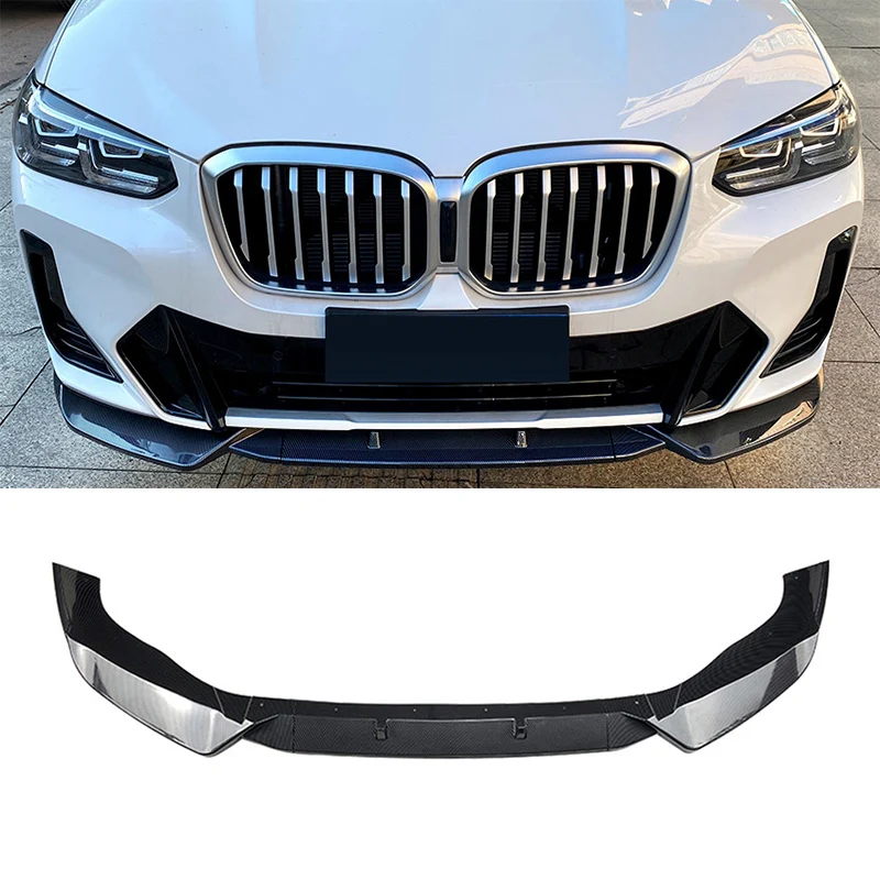 For BMW X3 X4 G01 G02 M Pack 2022+ Front Bumper Spoiler Lip Lower Body Kit Diffuser Splitter Tuning Guard Car Accessories
For BMW X3 X4 G01 G02 M Pack 2022+ Front Bumper Spoiler Lip Lower Body Kit Diffuser Splitter Tuning Guard Car Accessories