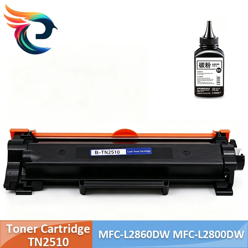 TN2510 TN2510XL TN-2510XL With Chip Compatible Toner Cartridge with 80g Toner Powder for Brother MFC-L2860DW MFC-L2800DW
TN2510 TN2510XL TN-2510XL With Chip Compatible Toner Cartridge with 80g Toner Powder for Brother MFC-L2860DW MFC-L2800DW