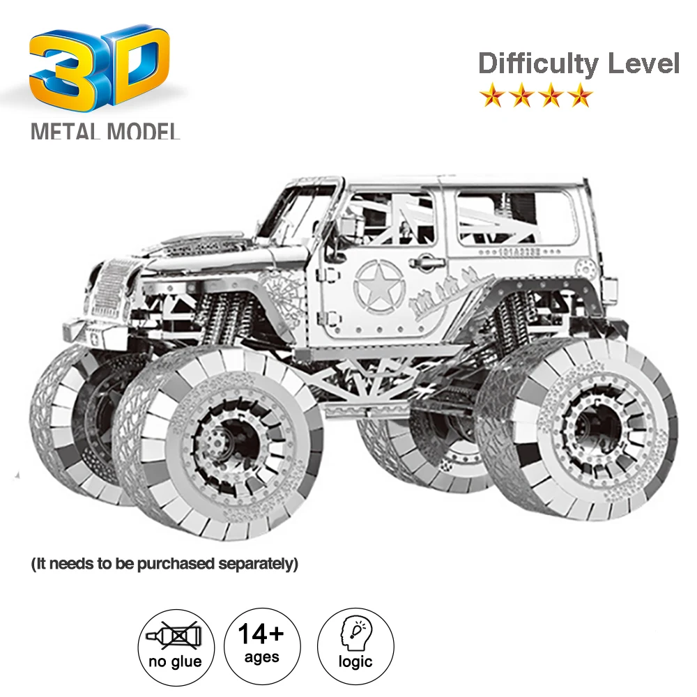 Wrangler 3D металлические головоломки наборы моделей DIY лазерная резка головоломки игрушка для детей
Wrangler 3D металлические головоломки наборы моделей DIY лазерная резка головоломки игрушка для детей