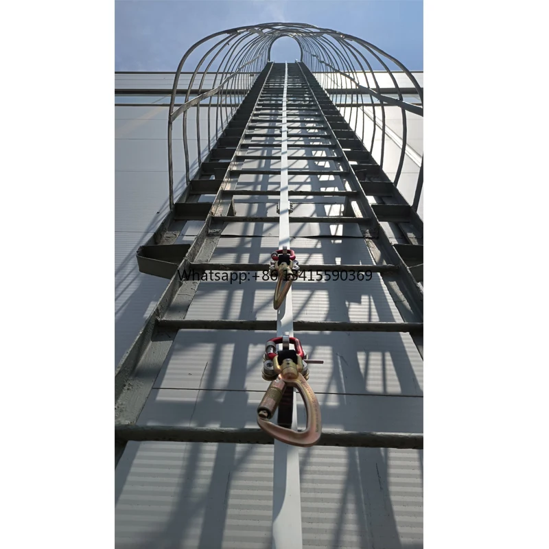 Vertical Fall Arrest System on Rigid Rail Vertical Lifeline Systems Rigid Rail Vertical Climbing System
Vertical Fall Arrest System on Rigid Rail Vertical Lifeline Systems Rigid Rail Vertical Climbing System