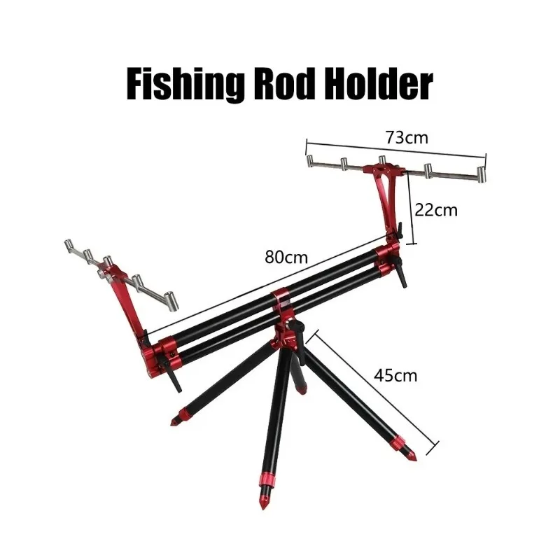 Alloy 5 Heads Triangle Bracket New Retractable Folding Full Metal Aluminum Wholesale High Fishing Rod Holder
Alloy 5 Heads Triangle Bracket New Retractable Folding Full Metal Aluminum Wholesale High Fishing Rod Holder