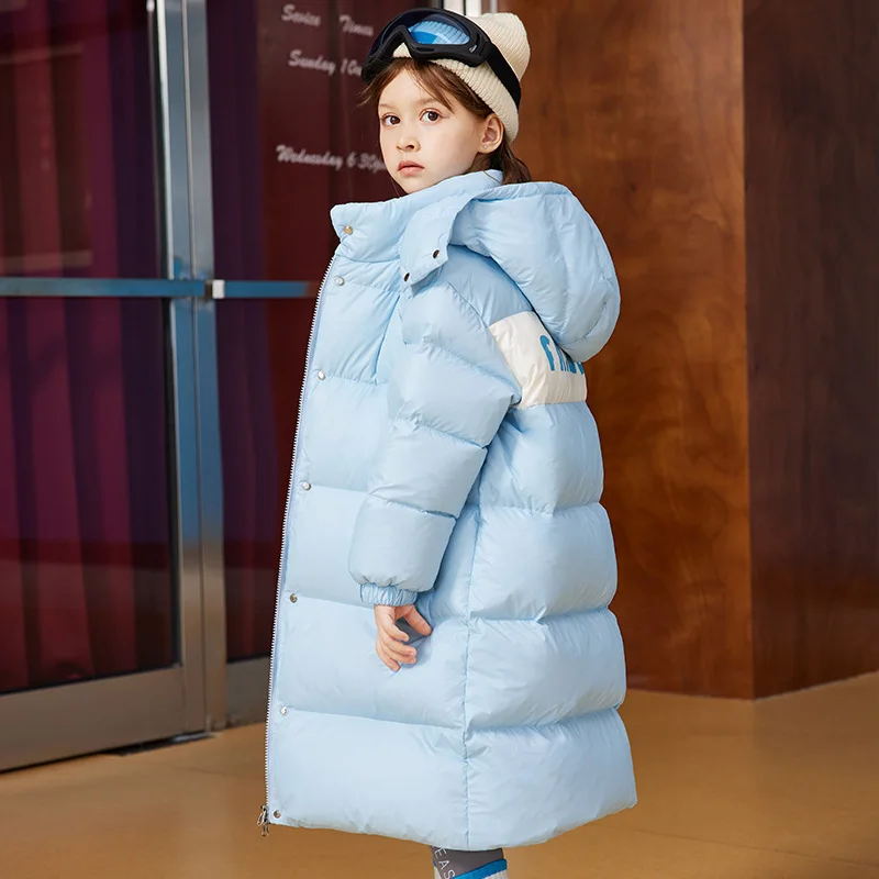 2023 Winter new children' down jacket Girls pink fashion long warm thick coat Junior cold protection duck down jacket Waterproof
2023 Winter new children' down jacket Girls pink fashion long warm thick coat Junior cold protection duck down jacket Waterproof