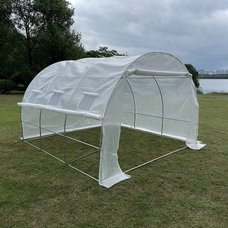 Wholesale Eco-friendly Outdoor Commercial Garden Greenhouse Metal Frame Plastic Green House For Flowers
Wholesale Eco-friendly Outdoor Commercial Garden Greenhouse Metal Frame Plastic Green House For Flowers