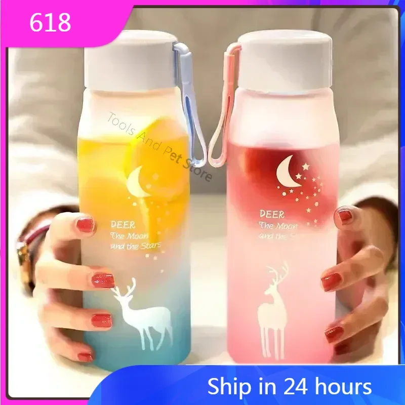 Small Daisy Transparent Plastic Water Bottles BPA Free Creative Frosted Water Bottle with Portable Rope Travel Tea Cup 401-500ML
Small Daisy Transparent Plastic Water Bottles BPA Free Creative Frosted Water Bottle with Portable Rope Travel Tea Cup 401-500ML
