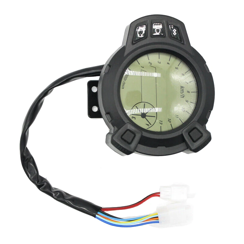 Motorcycle 7 Color Adjustable LCD Digital Display Odometer Speedometer RPM Meter Digital Gauge for Yamaha
Motorcycle 7 Color Adjustable LCD Digital Display Odometer Speedometer RPM Meter Digital Gauge for Yamaha