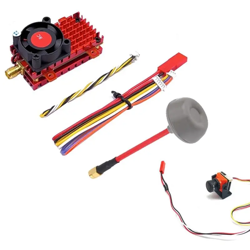 5.8G 48CH 2W FPV VTX+1500TVL Cam+FPV Antenna Audio Video Transmitter 2000Mw Built-In Mic For FPV Long Range Drone
5.8G 48CH 2W FPV VTX+1500TVL Cam+FPV Antenna Audio Video Transmitter 2000Mw Built-In Mic For FPV Long Range Drone