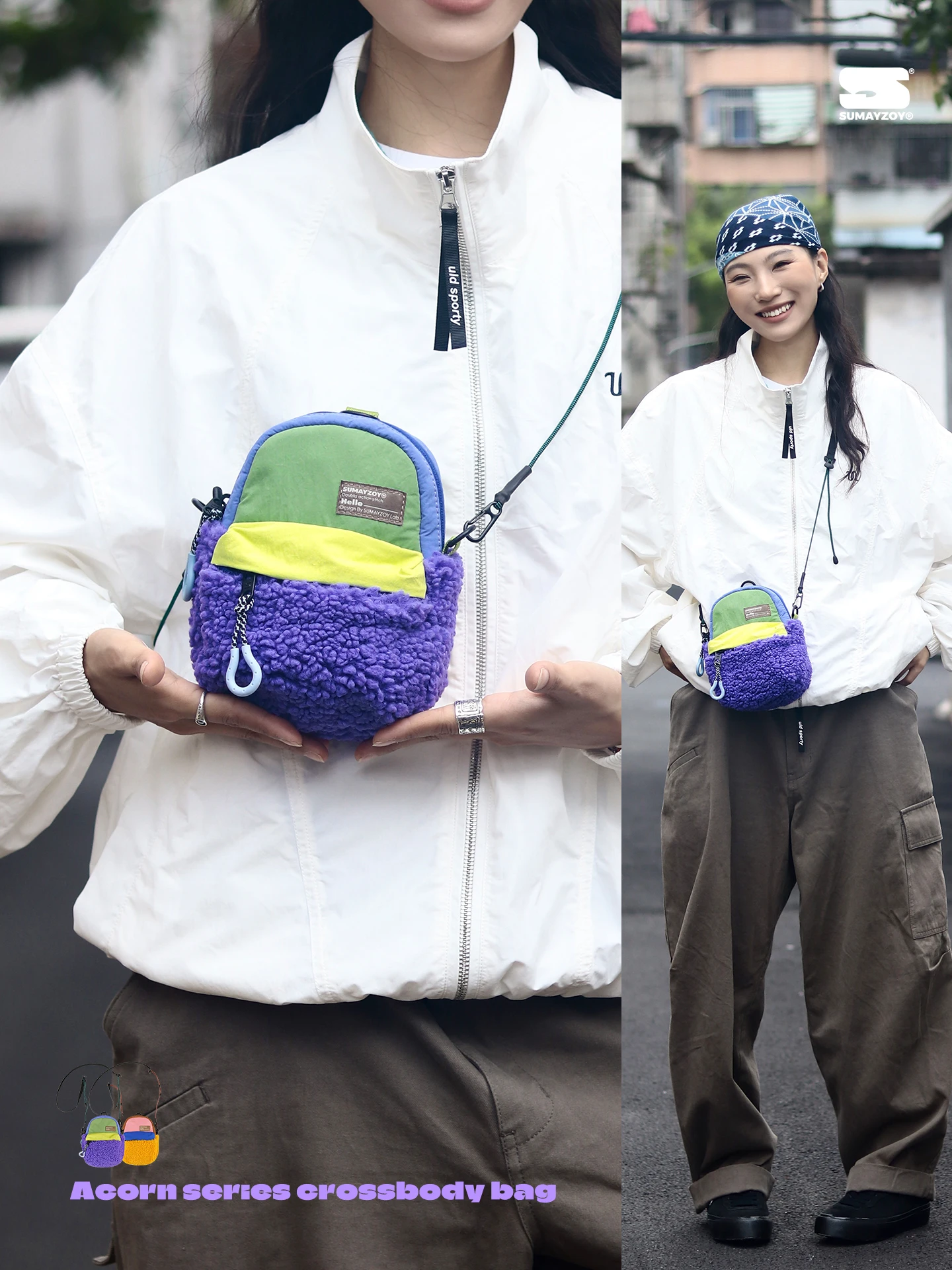 Lightweight Outdoor Functional Faux Fur Crossbody Bag Single Shoulder Mobile Phone Bag by SUMAYZOY Original Autumn Winter Design
Lightweight Outdoor Functional Faux Fur Crossbody Bag Single Shoulder Mobile Phone Bag by SUMAYZOY Original Autumn Winter Design