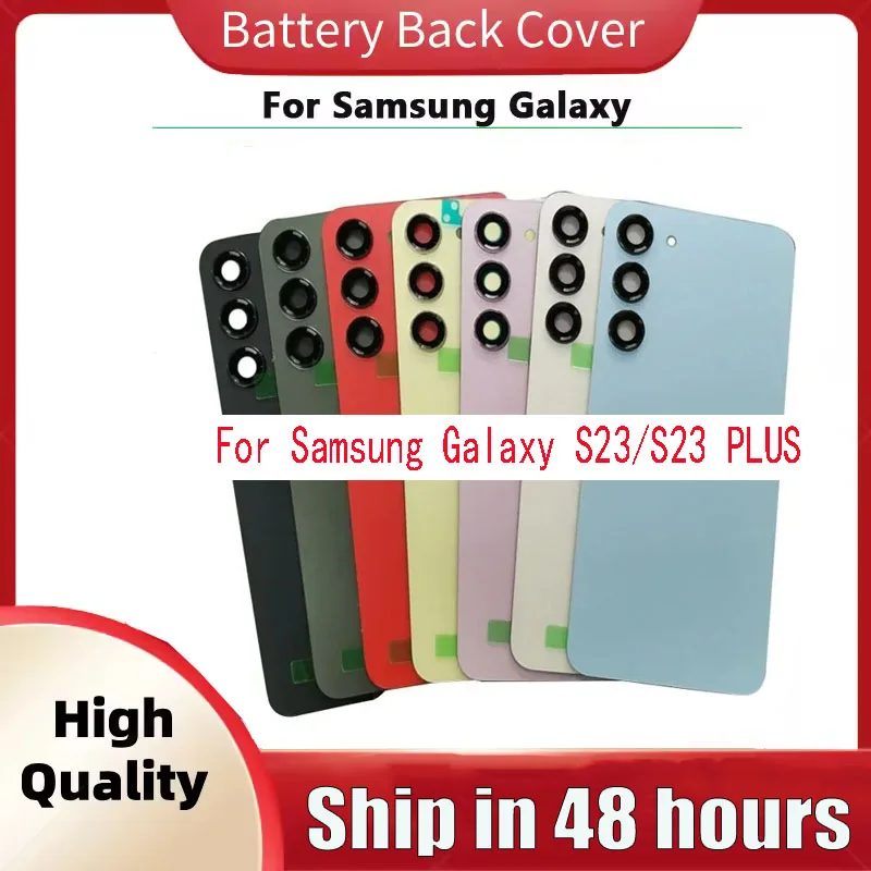 Новая задняя крышка аккумулятора для Samsung Galaxy S23 S23 Plus, задняя крышка аккумулятора, стеклянная задняя крышка с камерой
Новая задняя крышка аккумулятора для Samsung Galaxy S23 S23 Plus, задняя крышка аккумулятора, стеклянная задняя крышка с камерой
