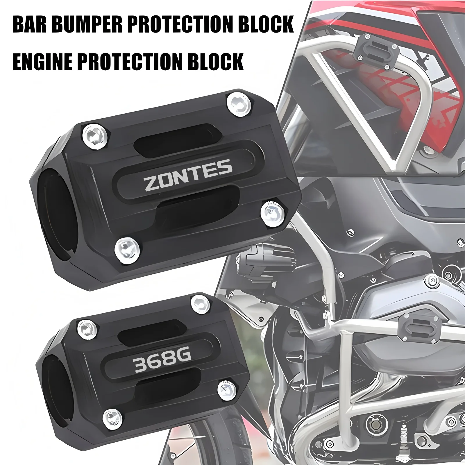 Motorcycle Engine Guard Bumper Block Crash Bar Protection Block For ZONTES 368G 368E 368M 350E G1 125 125U G1 150 310T 310X 703F
Motorcycle Engine Guard Bumper Block Crash Bar Protection Block For ZONTES 368G 368E 368M 350E G1 125 125U G1 150 310T 310X 703F