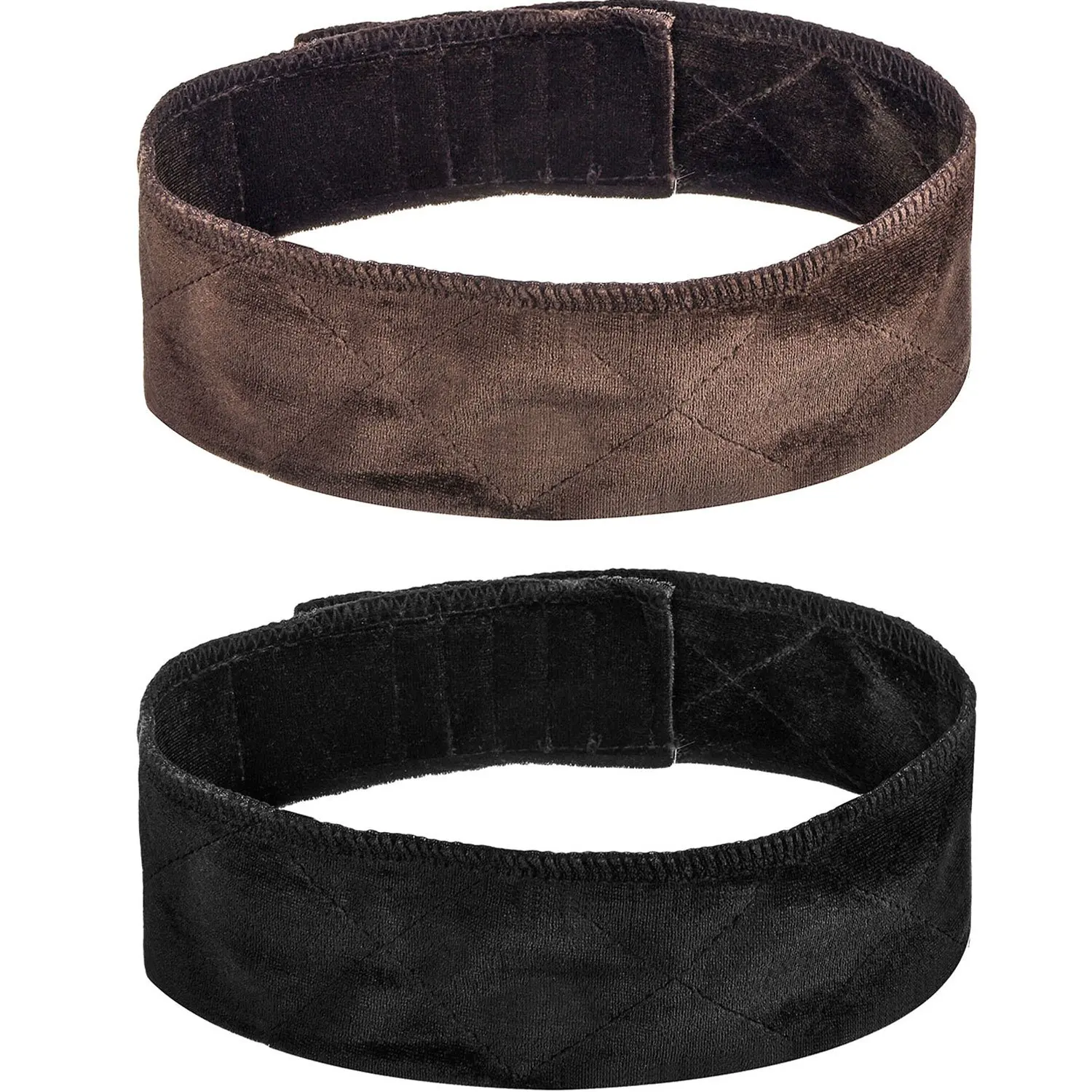 2Pcs Adjustable Anti-slip Velvet Wig Grip Headbands with Fastener Closure, Soft Comfort Lace Wig Fix Holder in Black & Brown, Hair Wrap for Daily Makeup, Sports and Hairstyling Accessories
2Pcs Adjustable Anti-slip Velvet Wig Grip Headbands with Fastener Closure, Soft Comfort Lace Wig Fix Holder in Black & Brown, Hair Wrap for Daily Makeup, Sports and Hairstyling Accessories