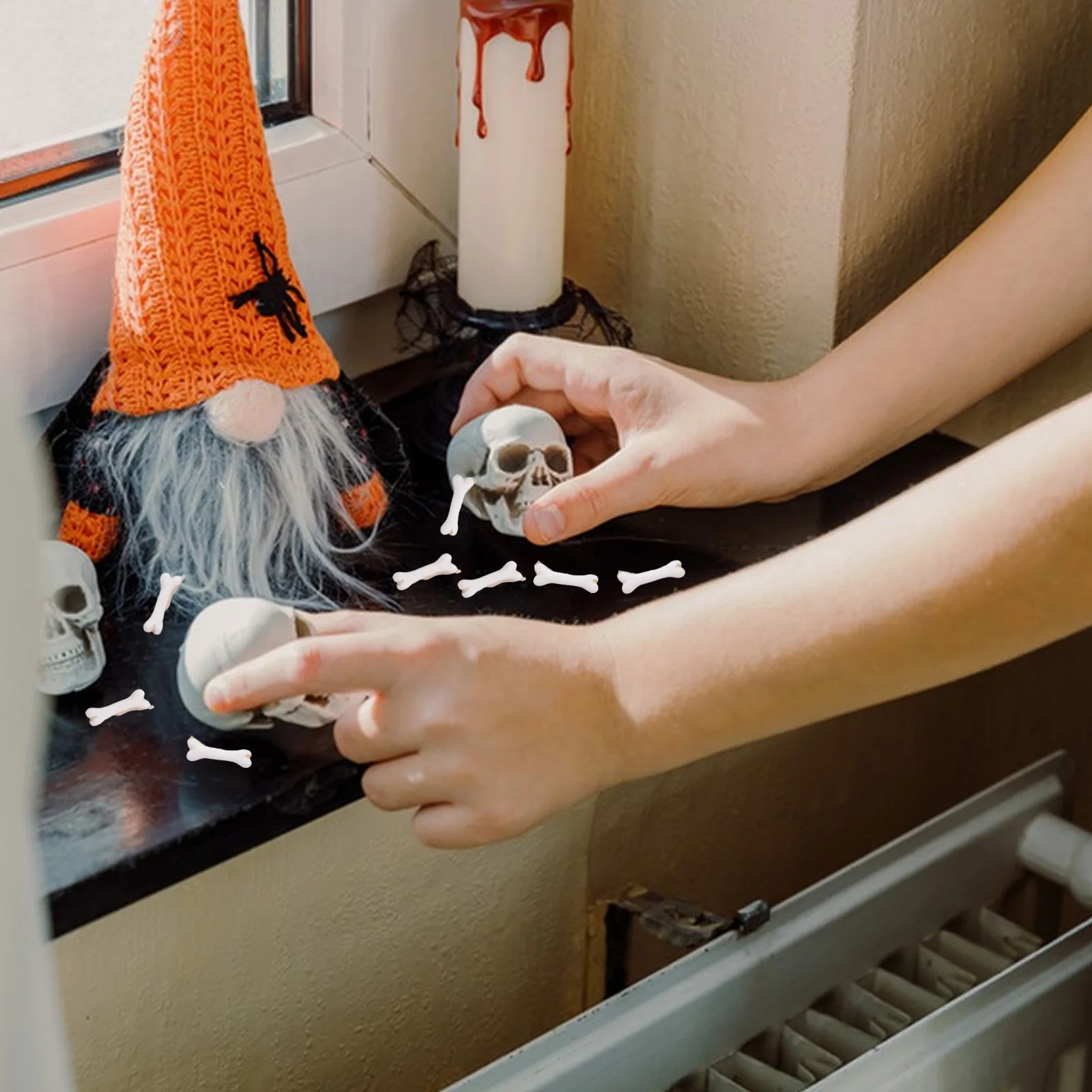 30pcs White Mini Bones Resin Fake Props for Halloween Party Supplies Scary Decor Craft DIY Projects Cosplay Elements
30pcs White Mini Bones Resin Fake Props for Halloween Party Supplies Scary Decor Craft DIY Projects Cosplay Elements