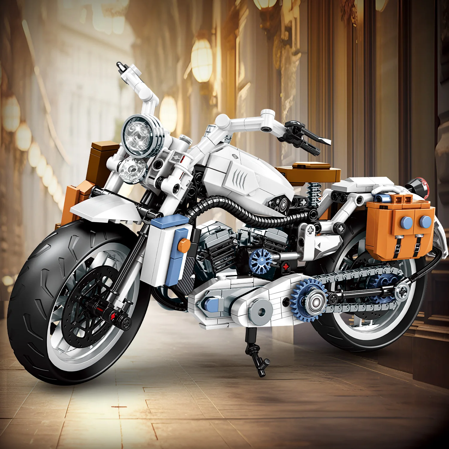 Retro Building Blocks Motorcycle Set With Stand Motorcycle Model Kit DIY Assembly Bricks Construction Desktop Decoration
Retro Building Blocks Motorcycle Set With Stand Motorcycle Model Kit DIY Assembly Bricks Construction Desktop Decoration
