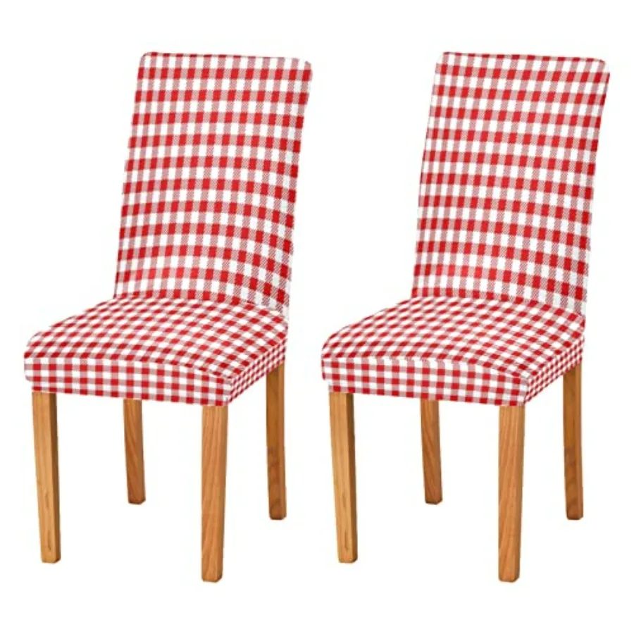 Red and White Checkered Italian Style Chair Covers for Dining Room Set of 4, Removable Stretch Chair Seat Covers Washable Kitch
Red and White Checkered Italian Style Chair Covers for Dining Room Set of 4, Removable Stretch Chair Seat Covers Washable Kitch