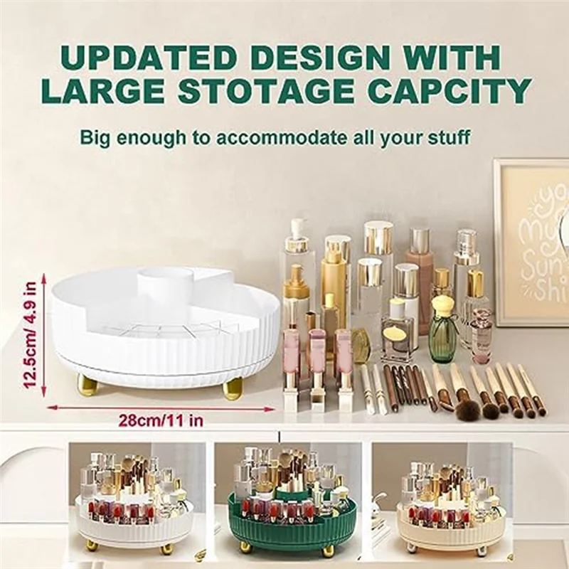 Rotating Makeup Organizer For Vanity - Bathroom Organizer And Lazy Organizer For Cosmetics Perfume Organizer Storage Durable C
Rotating Makeup Organizer For Vanity - Bathroom Organizer And Lazy Organizer For Cosmetics Perfume Organizer Storage Durable C