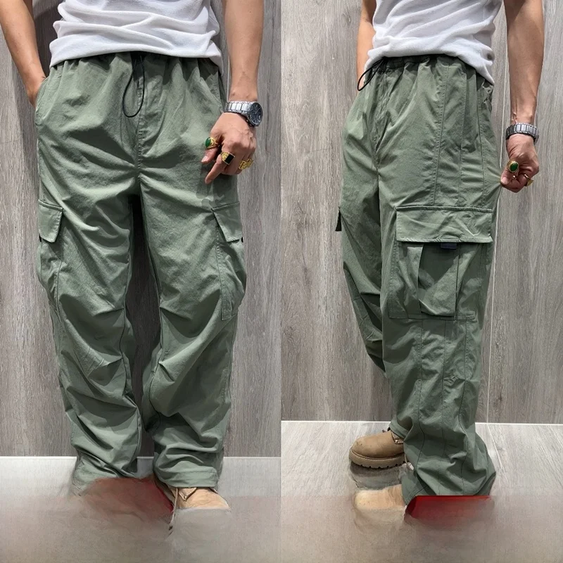 Men's High-End Elastic Breathable Loose Workwear Casual Pants Straight Leg Polyester Fiber Comfortable Autumn Winter Trousers
Men's High-End Elastic Breathable Loose Workwear Casual Pants Straight Leg Polyester Fiber Comfortable Autumn Winter Trousers