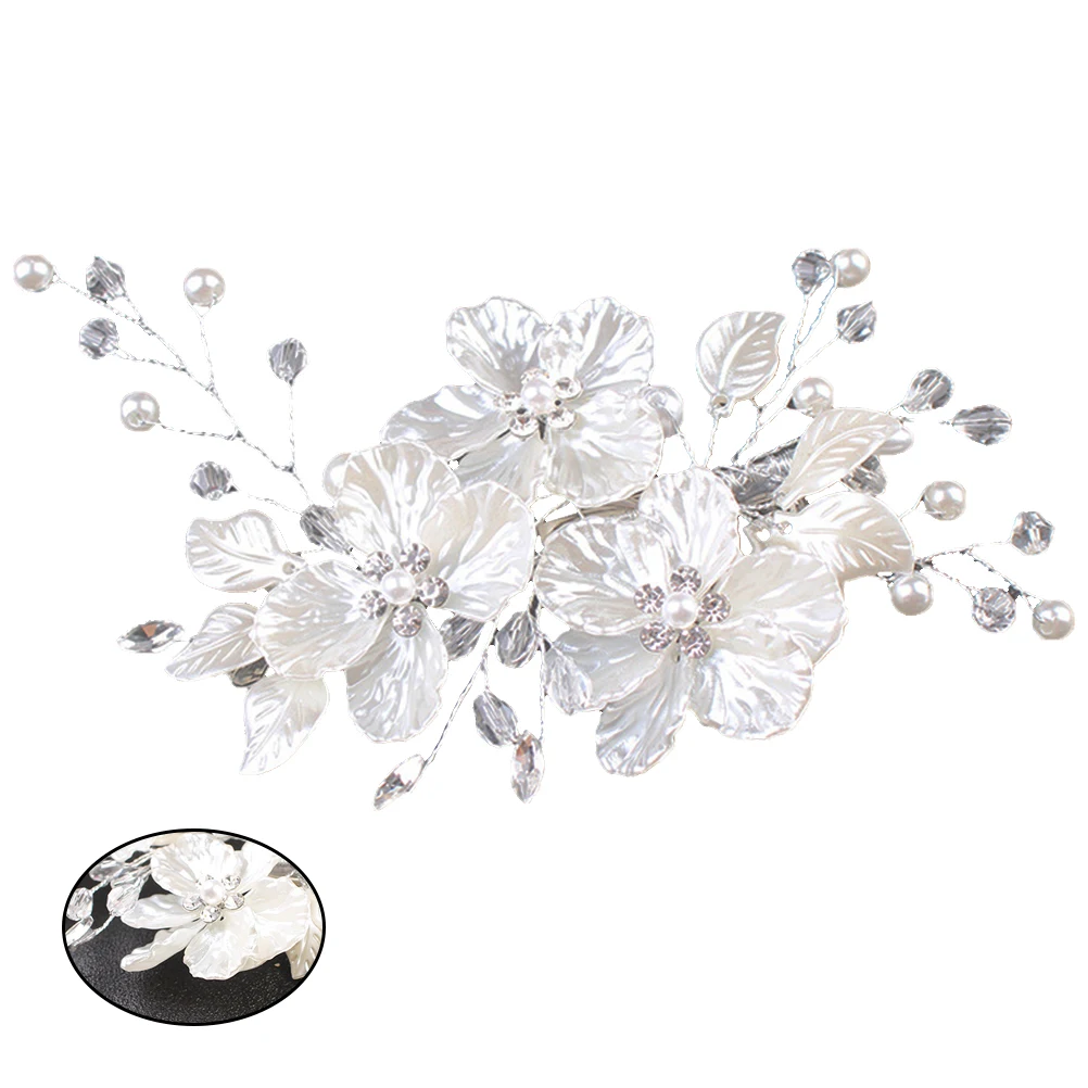 Pearl Flower Clips Women Crystal Barrettes Bride Hair Pins Accessories For Wedding Party Daily Life Hair Tools
Pearl Flower Clips Women Crystal Barrettes Bride Hair Pins Accessories For Wedding Party Daily Life Hair Tools