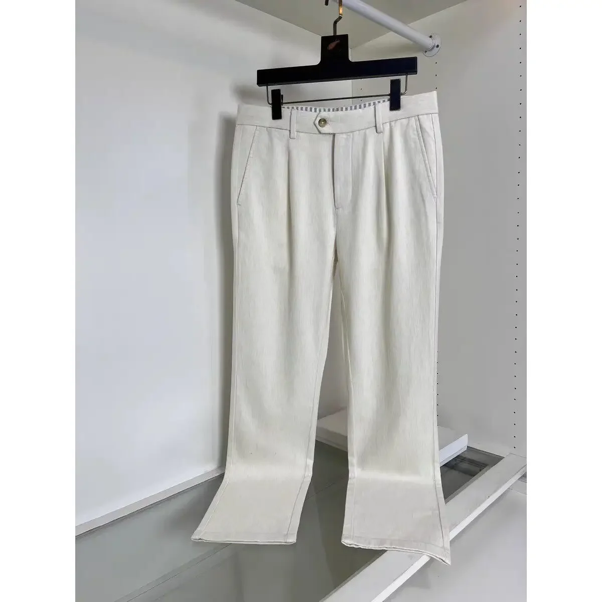 Italian BC old money style linen business straight casual trousers 26ss
Italian BC old money style linen business straight casual trousers 26ss