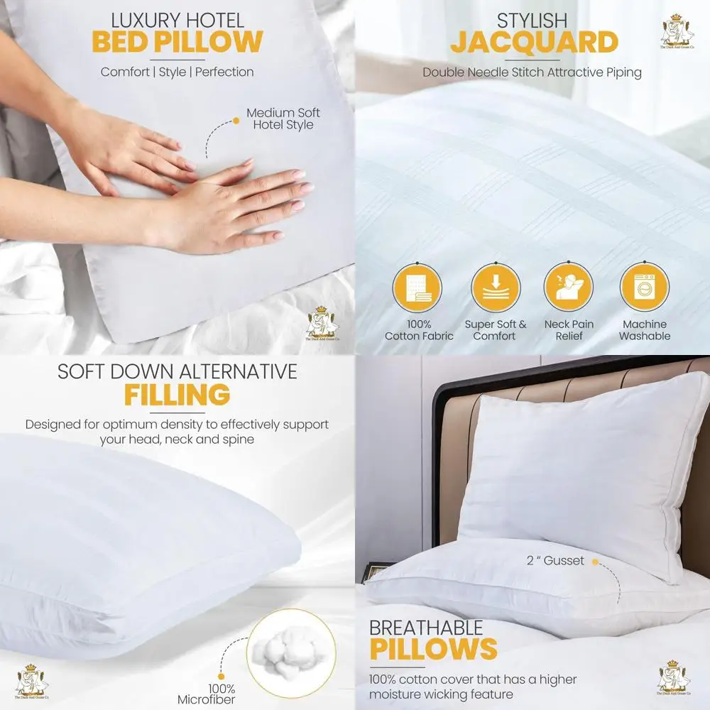 Подушки из 100% хлопкового плюша - стандартный размер, охлаждающие, идеально подходят для сна на животе и на боку, комплект из 2 штук
Подушки из 100% хлопкового плюша - стандартный размер, охлаждающие, идеально подходят для сна на животе и на боку, комплект из 2 штук