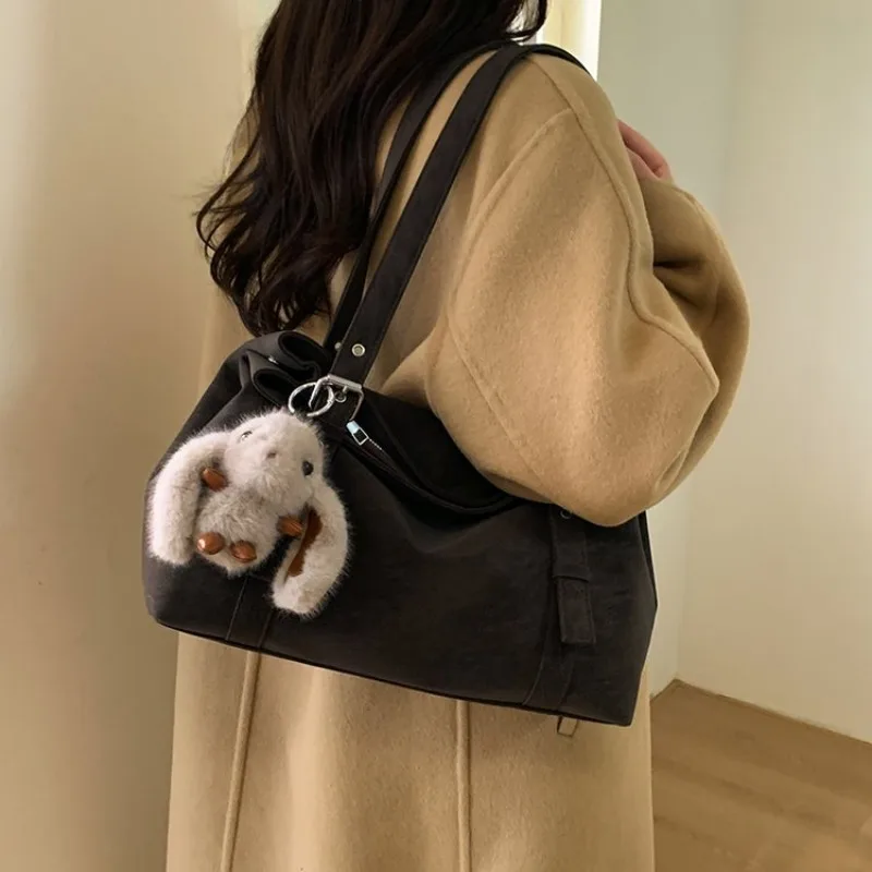 Women's Multi-color Suede Hobo Shoulder Bag with Buckle Detail Casual Tote for Daily Office Streetwear, Weekend Travel & Errands
Women's Multi-color Suede Hobo Shoulder Bag with Buckle Detail Casual Tote for Daily Office Streetwear, Weekend Travel & Errands