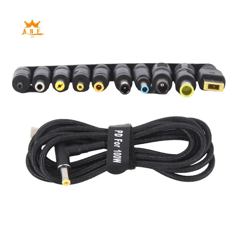 A08E-100W Type C Laptop Power Adapter Connector Plug USB Type C To Universal Charger Jack Charging Cable Cord For Notebooks
A08E-100W Type C Laptop Power Adapter Connector Plug USB Type C To Universal Charger Jack Charging Cable Cord For Notebooks