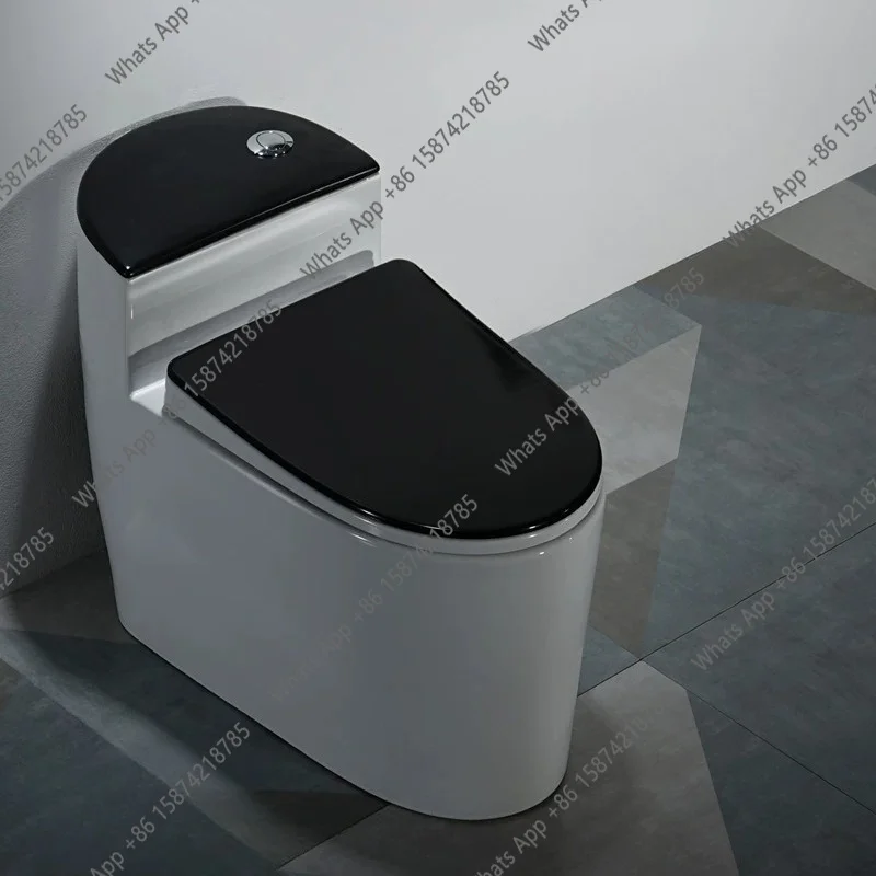 Nordic simple and fashionable toilet black and white ceramic toilet adult bathroom splash-proof water-saving toilet personality
Nordic simple and fashionable toilet black and white ceramic toilet adult bathroom splash-proof water-saving toilet personality