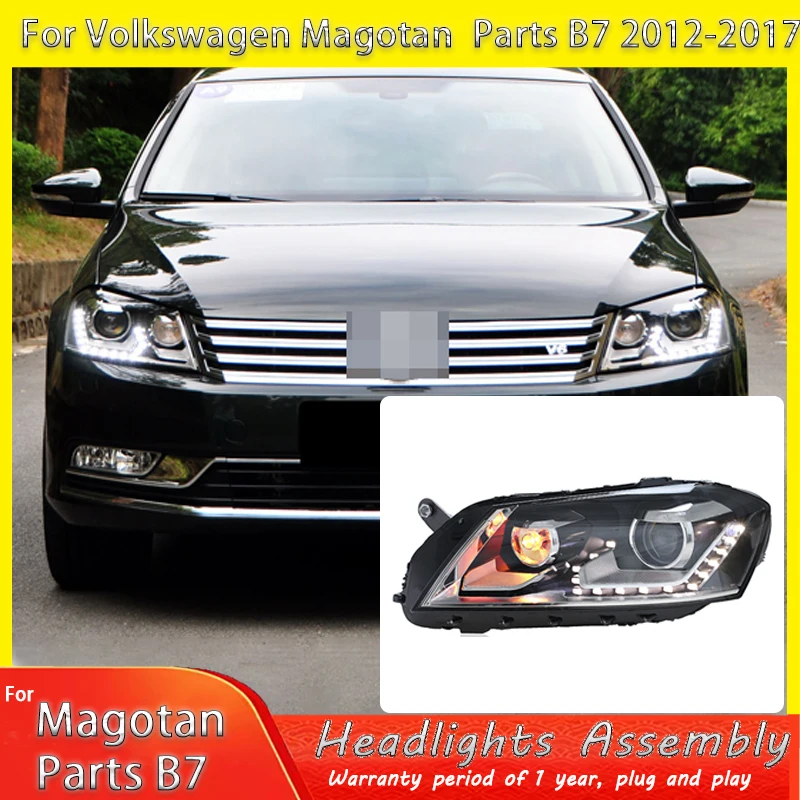 Suitable For 2012-2017 Volkswagen Magton B7 headlight assembly retrofitted with high configuration laser lens LED day running
Suitable For 2012-2017 Volkswagen Magton B7 headlight assembly retrofitted with high configuration laser lens LED day running