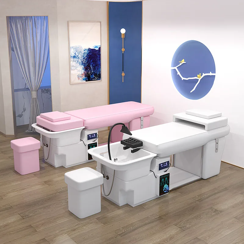 Современное роскошное кресло-мойка для парикмахерской с умной циркуляцией воды и подогревом, настраиваемое массажное кресло класса люкс
Современное роскошное кресло-мойка для парикмахерской с умной циркуляцией воды и подогревом, настраиваемое массажное кресло класса люкс