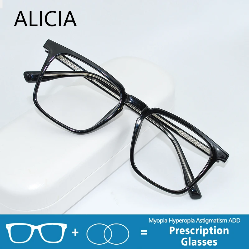 ALICIA Man Women Anti Blue Light Blocking Glasses Fashion Square Eyeglasses Ultra light TR90 Optical Prescription Glasses
ALICIA Man Women Anti Blue Light Blocking Glasses Fashion Square Eyeglasses Ultra light TR90 Optical Prescription Glasses
