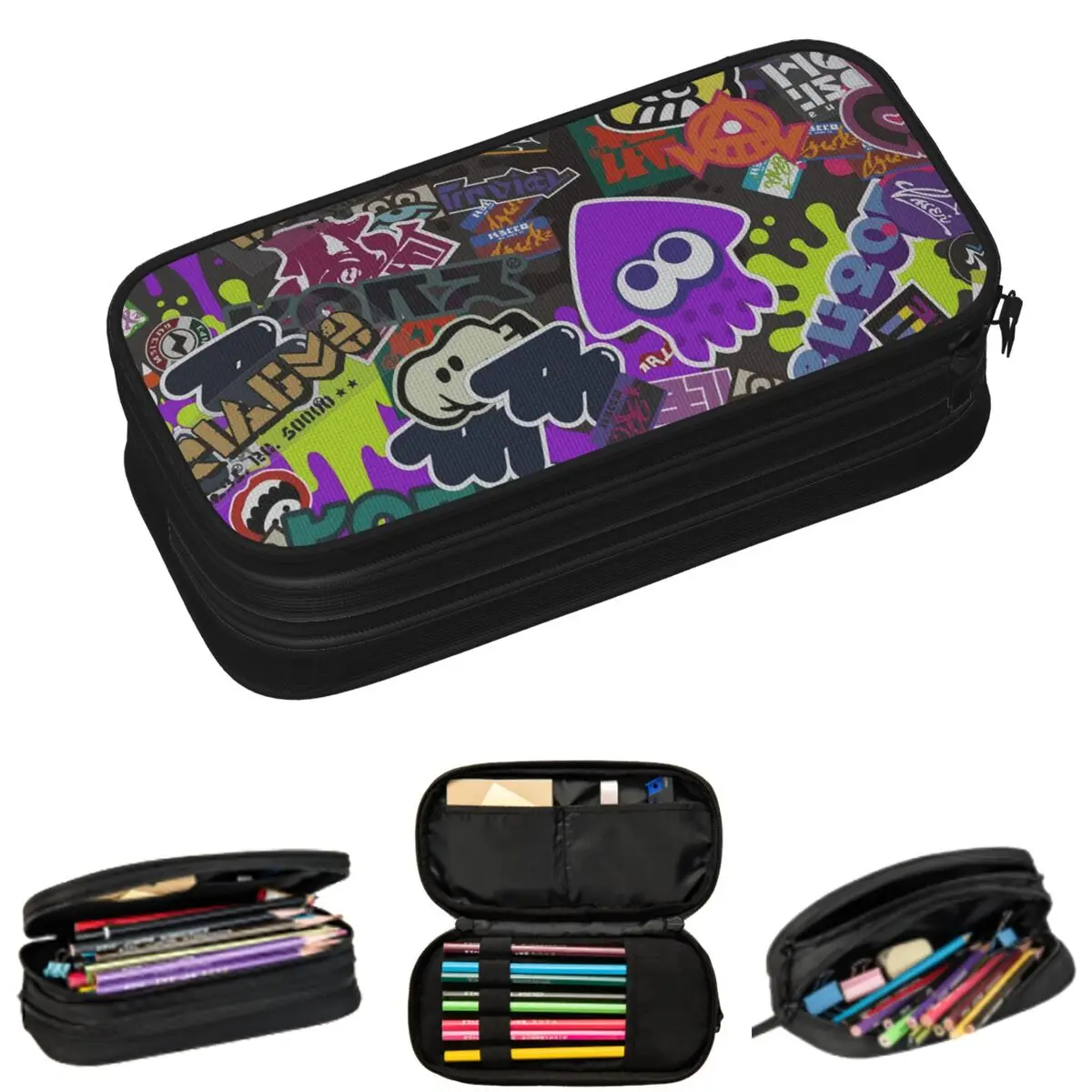 Splatoon Game Pencil Cases for Student Gifts Pen Box Pencil Bag Large Capacity Pencil Pouch
Splatoon Game Pencil Cases for Student Gifts Pen Box Pencil Bag Large Capacity Pencil Pouch