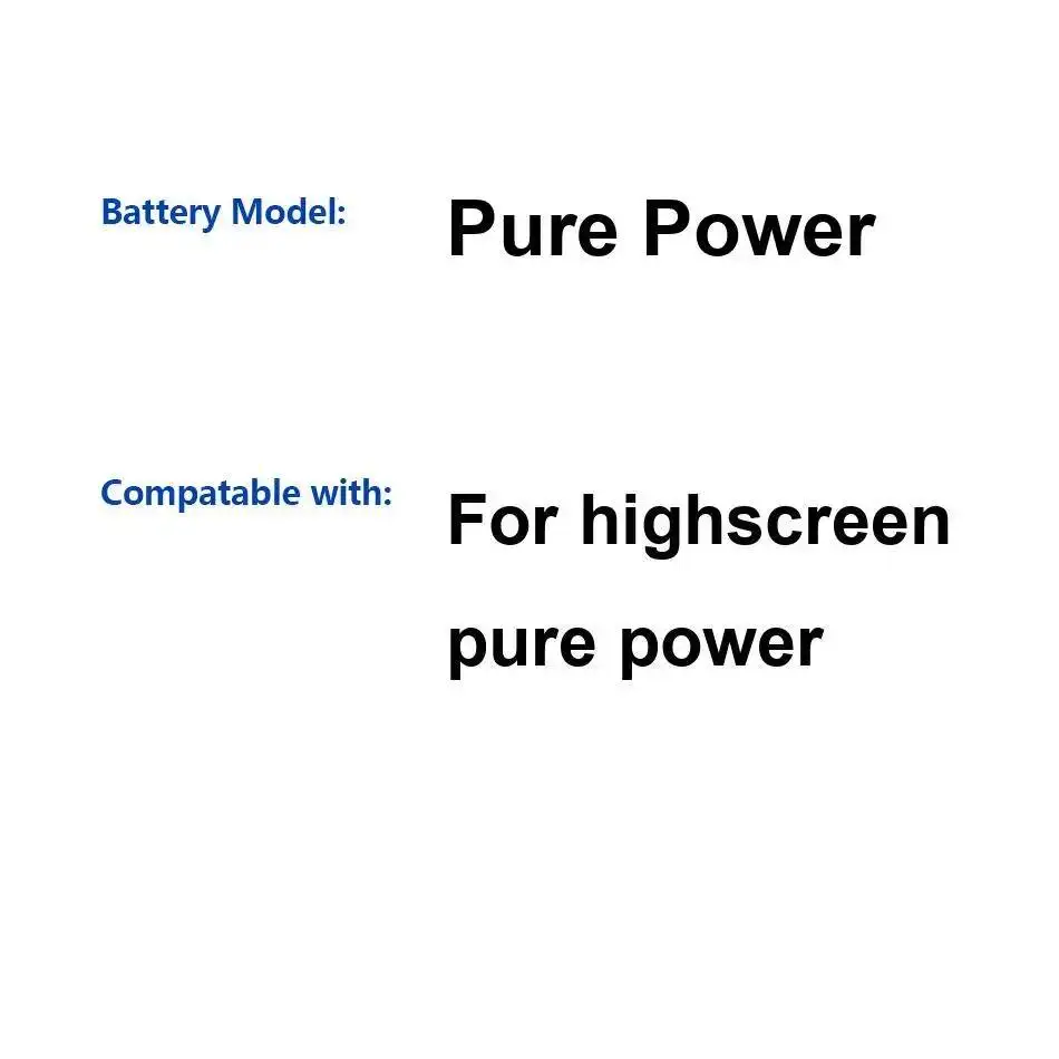 Высокоэффективный аккумулятор для мобильного телефона Highscreen Pure Power 8000 мАч
Высокоэффективный аккумулятор для мобильного телефона Highscreen Pure Power 8000 мАч