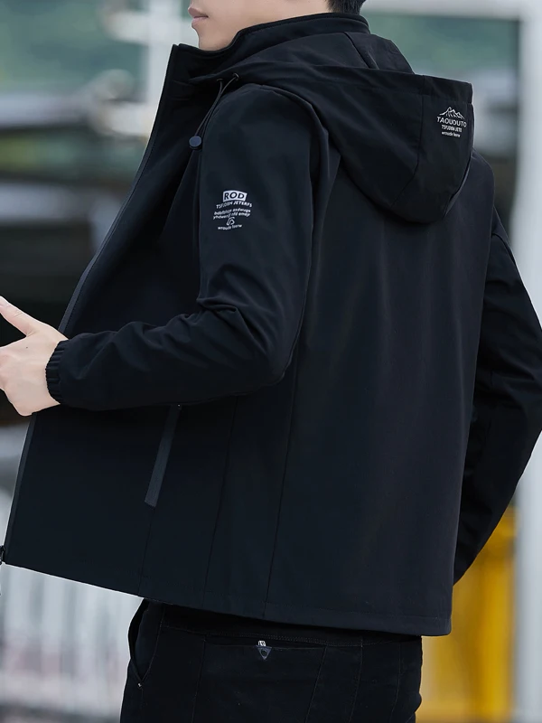 Men's Outdoor Climbing Windproof Hooded Jaet Spring Autumn Loose Casual Faionable Versatile Hiking Jaet Polyester Fiber
Men's Outdoor Climbing Windproof Hooded Jaet Spring Autumn Loose Casual Faionable Versatile Hiking Jaet Polyester Fiber