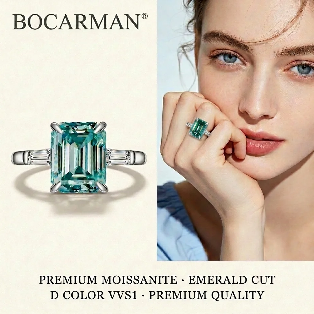 4.0 CT Discover Exquisite S925 Sterling Silver Plated 18K Gold GRA Moissanite Rings Classic, Simple, and Fashionable for Gifting
4.0 CT Discover Exquisite S925 Sterling Silver Plated 18K Gold GRA Moissanite Rings Classic, Simple, and Fashionable for Gifting