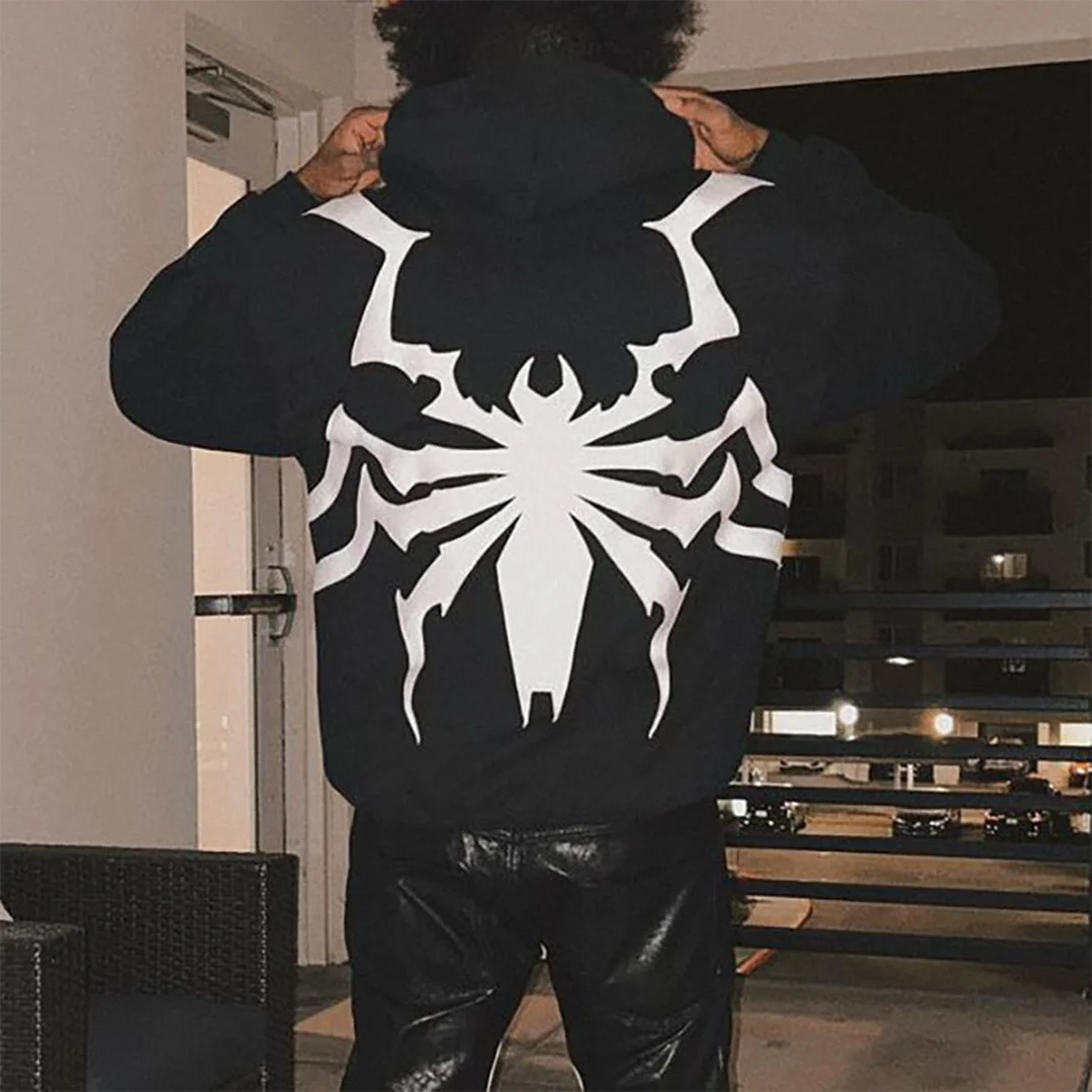 Trendy American Retro Spider Demon 3d Digital Printing Pattern YK2 Hoodie Jacket For Couples In Autumn And Winter
Trendy American Retro Spider Demon 3d Digital Printing Pattern YK2 Hoodie Jacket For Couples In Autumn And Winter